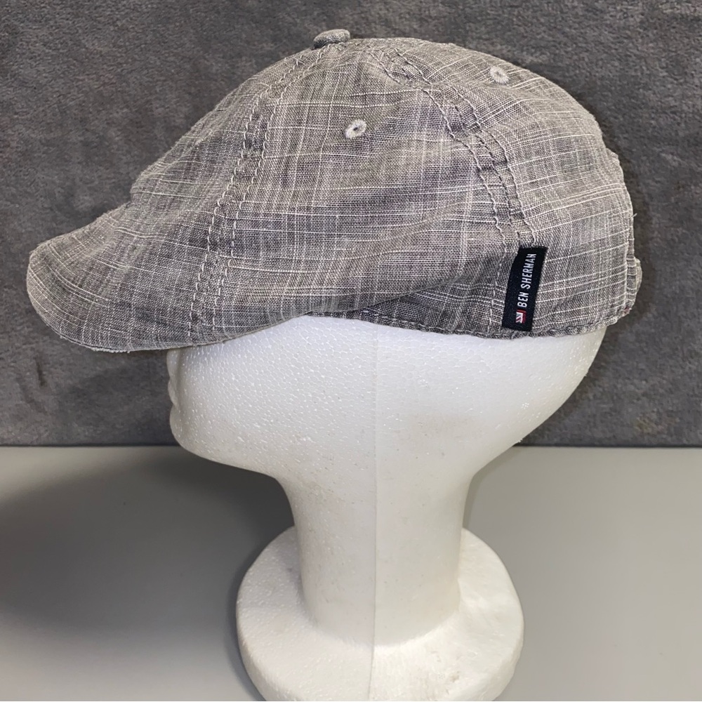 Ben Sherman Gray Flat Driver Cap - Picture 4 of 8